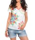 tshirt top verao floral etnica 101 idées 466Y roupas,moda