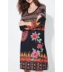 boho chic dress ethnic floral winter 101 idées 2141Z clothes for women