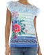 boho chic camiseta encaje verano floral etnica 101 idées 491P ropa fashion