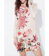 jolies robe suedine ethnique fleurie grande taille 101 idées 'Arezzo'